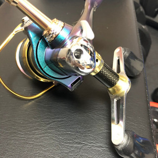 Daiwa Emelaldas2506、リールスタンド、ブリーデンWハンドルカスタム