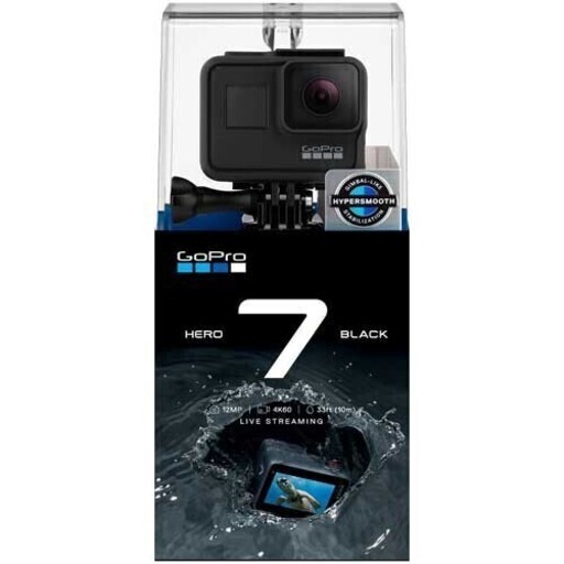 新品・未使用GoPro HERO7 Black CHDHX-701-FW ゴープロ ヒーロー7 ブラック ウェアラブル アクション カメラ