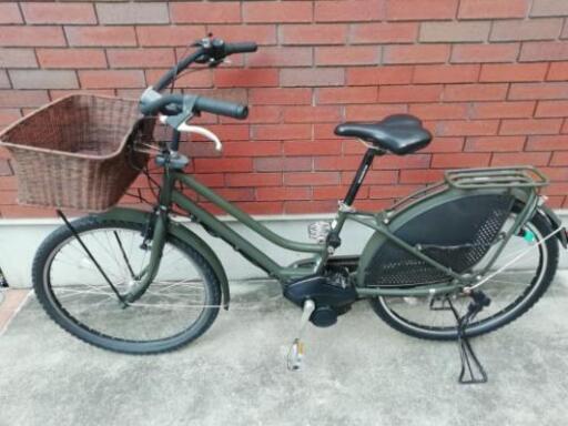 電動自転車 パパチャリ仕様 モスグリーン 【公式通販】