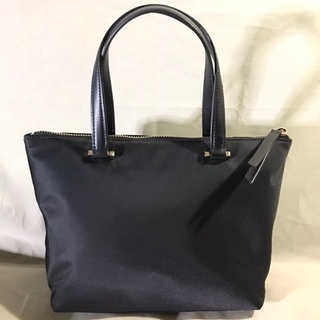 ケイトスペード 黒ナイロン ミニトートバッグ  WKRU5992 dawn black（001）