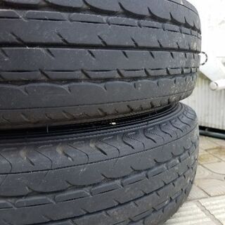 【お買い上げありがとうございました。】軽トラ、軽バンに！13インチ145R 　ホイール綺麗！