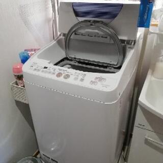 ★シャープ／乾燥機能付洗濯機 2013年製／ES-TG55L