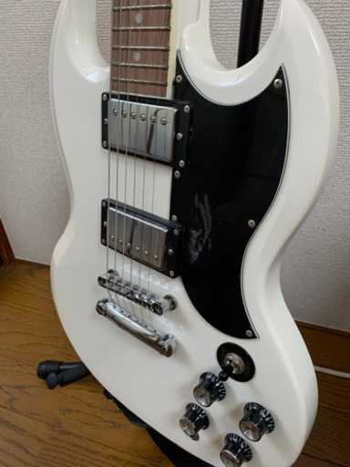 エレキギターSG 白Maestro by Gibson (とむ) 五月台の弦楽器、ギターの 
