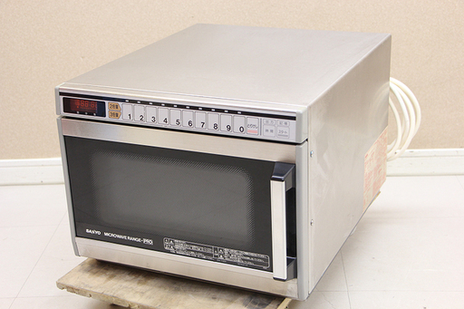 サンヨー 業務用電子レンジ EM-1503T 単相200V 50Hz専用 お弁当 おにぎり 温め 厨房(J671twxY)