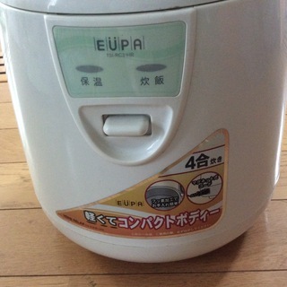 ＥＵＰＡ　炊飯器　ＴＳＩ－ＲＣ31ＨＲ　4合炊き　コンパクト　中...