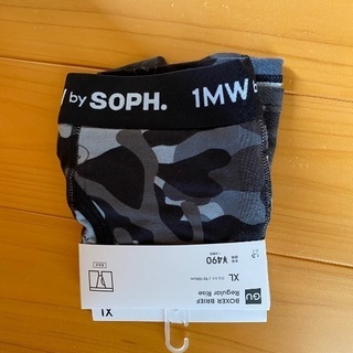 【新品　まとめ買い値引可】SOPH. GU コラボボクサーパンツ　カモ