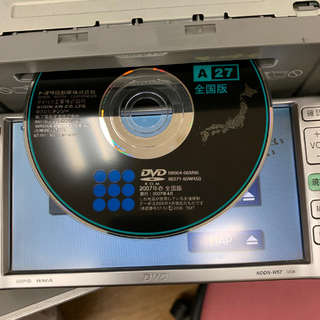 カーナビ トヨタ純正 DVDナビ NDDN-W57 7インチワイド 2DINナビ 2007年地図 苫小牧西店