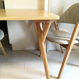 ILALI ダイニングテーブル チェア2脚セット