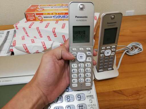 【配達料込】Panasonic  デジタルコードレス FAX 電話　KX-PD604DW