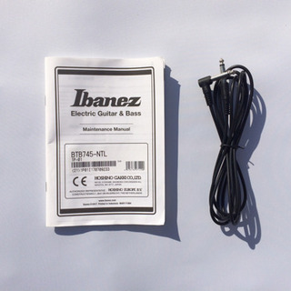 【Ibanez】BTB745 スルーネック5弦ベース 初期生産モデル ほぼ未使用美品【経済難のため断捨離】