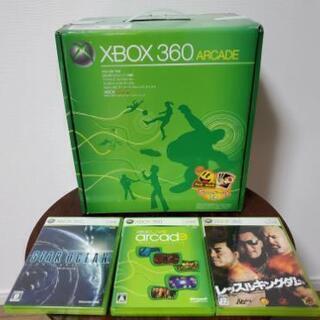 [中古品] xbox 360 arcade ＋ ソフト3本 ＋ ...