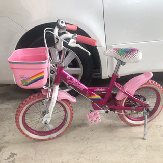 幼児用ピンクの自転車　中古