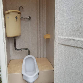 その他 仮設トイレ(水洗式)、洗浄済みです。