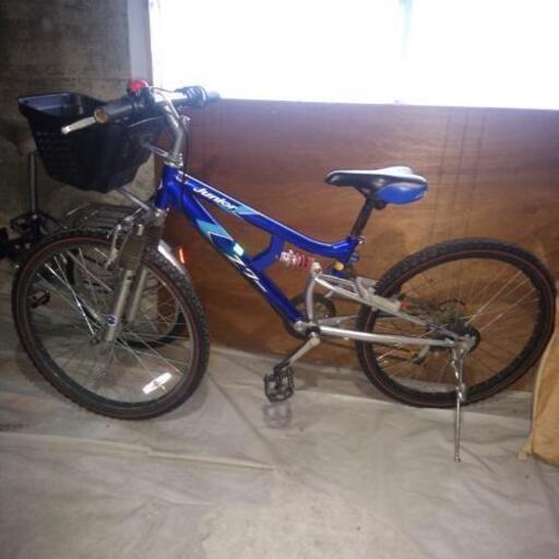 希少 24インチ前後サスペンション付き 子供用マウンテンバイク かぶと 江別の自転車の中古あげます 譲ります ジモティーで不用品の処分