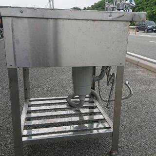 ★中古品 業務用1槽シンク 横600mmx奥650mmx高800mm