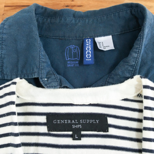 2点セット Ships ボーダーカーディガンh M 長袖シャツメンズ ゆるり 定型文不可 つつじヶ丘のカーディガン メンズ の中古 古着あげます 譲ります ジモティーで不用品の処分