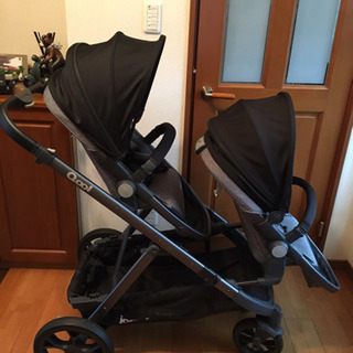 【美品】joovy Qool  2018年式  2人乗り縦型ベビーカー 美品】joovy Qool 2018年式 2人乗り縦型ベビーカー