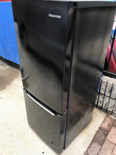 2019年製‼️ハイセンス 冷凍冷蔵庫 150L 2ドア 右開き ブラック HR-D15CB(0626k)
