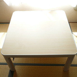 美品　こたつ　ローテーブル　正方形75×75cm　リバーシブル