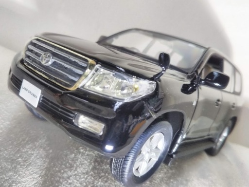 トヨタ　200系後期　ランドクルーザー　カラーサンプルミニカー　ブラック トヨタ 200系後期 ランドクルーザー カラーサンプルミニカー ブラック