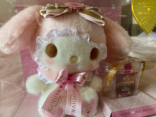 Godiva 18年マイメロディ ぬいぐるみ 透明ケース入り Mt730 新座のおもちゃ ぬいぐるみ の中古あげます 譲ります ジモティーで不用品の処分