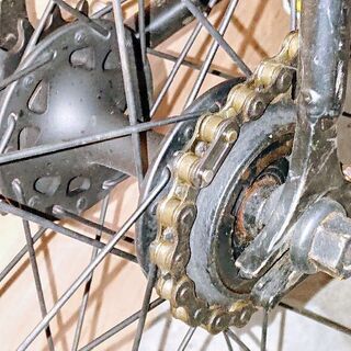 ブルホーンハンドル装備ファニーバイク・ピスト◆シングルギア両用車⭐中古