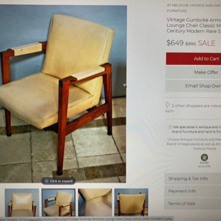 ビンテージGunlock社製 チェアー | aucklandnightmarkets.co.nz