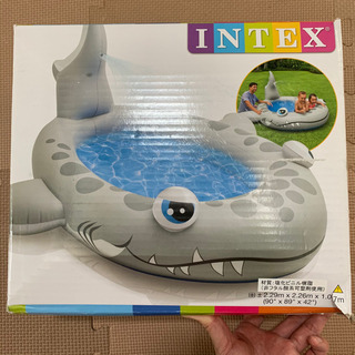 INTEX プール　サメ　シャワー付き　2m