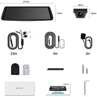 取引中)ミラー型ドラレコ 半額以下 保証残 6ヶ月使用 AUTO-VOX X1pro