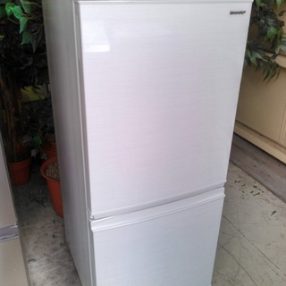 ◇安心の一年保証！ 冷蔵庫 2ドア SHARP/シャープ 137L 2018年製 白