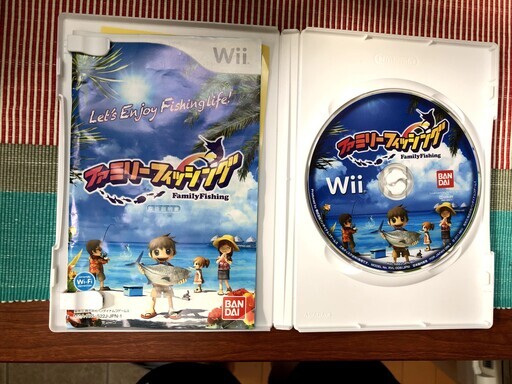 Wii ファミリーフィッシングさおコンセット 完品 箱アリ Ohkun 明大前のテレビゲーム Wii の中古あげます 譲ります ジモティーで不用品の処分