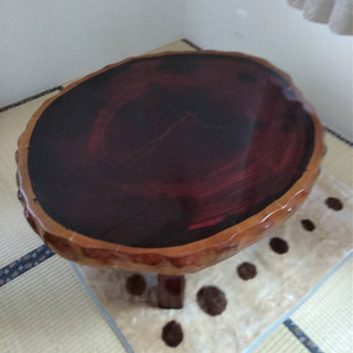 ウッドスライステーブル 丸太のテーブル