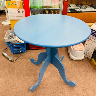 🌸水色のカフェサイドテーブル