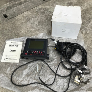 ホンデックス　HE-5700 T.NAMIKI 400Hz 107Hz 水温計