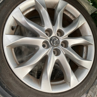 アクセラ　純正ホイール＋タイヤ　18インチ　4本