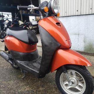 実働！HONDA TODAY 原付バイク オレンジ