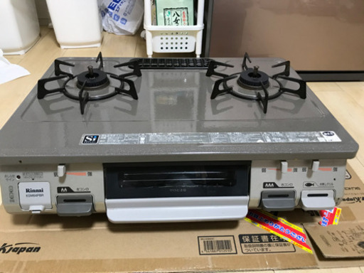 ☆美品☆  Rinnai リンナイ RT64JH-R ガスコンロ ガステーブル LPガス 2017年製