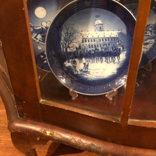 英国製アンティークキャビネット☆マホガニー、ウィリアムモリス