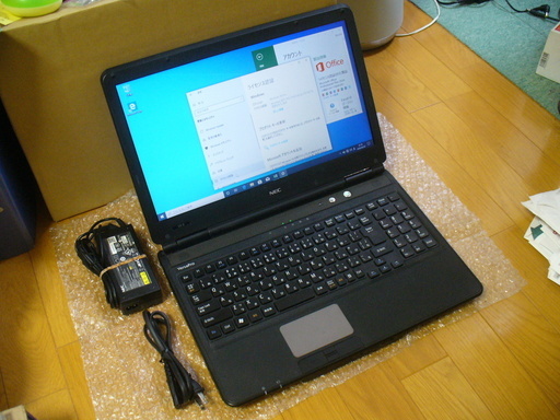 ㊾安心のNEC製 HDMI出力端子付き Windows 10 (64bit) / Office 2016 Professional インストール済（ライセンス認証済） 15.6インチワイド ノートPC㊾