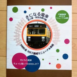 東急電鉄 きになる電車 パンフレット 1000系1017編成リニ...