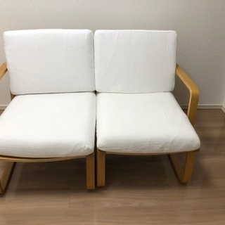無印　リビングでもダイニングでもつかえるソファチェア