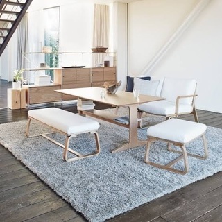 無印　リビングでもダイニングでもつかえるソファチェア