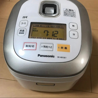 【良品】Panasonic 炊飯器　パナソニック　IH SR-H...