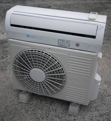 日立 ルームエアコン 白くまくん RAS-AS28B-W 2.8kw 冷房 8～12畳 暖房 8～10畳 ステンレス・クリーン ASシリーズ 12年製