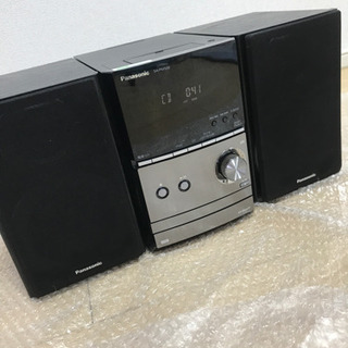 CDコンポ黒　Panasonic