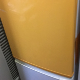 シャープ製 冷蔵庫 オレンジカラー