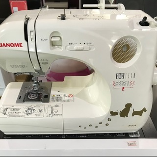 新同品！！　ＪＡＮＯＭＥ　ミシン　取説付き　１５，０００円（税込み）