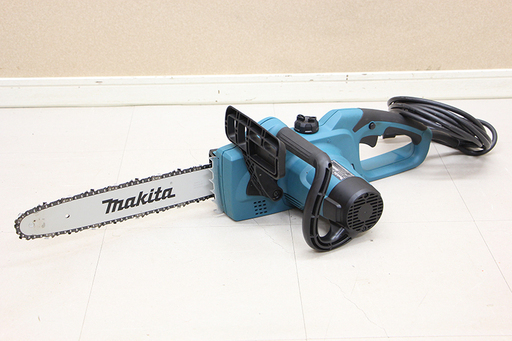 動作確認済 makita マキタ 350mm 電気チェーンソー MUC3541 電動工具(D3605ayxY)