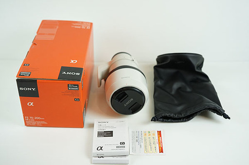 【カメラレンズ】ソニー SEL70200G FE 70-200mm F/4.0 G OSS【メーカー箱、ソフトケース付属】