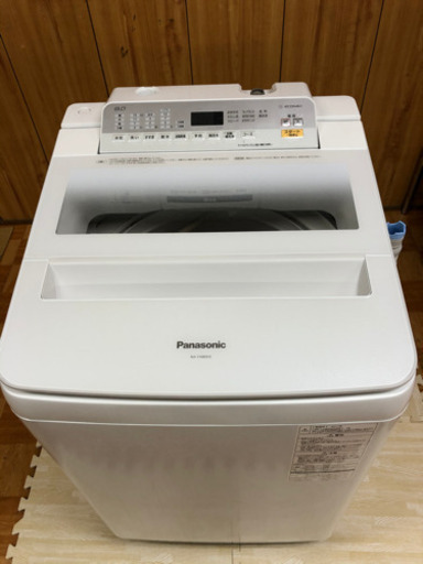 【美品】2017年製　Panasonic 洗濯機　8.0㎏　NA-FA80H5